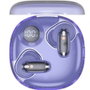 Mars gaming Auricular gaming inalámbrico Bluetooth 5.4 semi-transparente semi-transparente con indicador LED morado mhib2